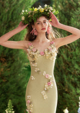 Green Chanson Knit Dress
