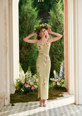 Green Chanson Knit Dress