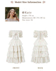 Lacemade "Bloom in Coral Island" Dress - Front and Back View