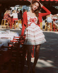 Red Ribbon Cake Dress