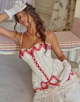 Poem of Bygone Days Puffy Mini Dress
