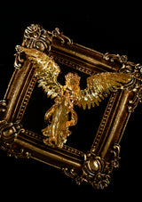 Golden Eagle Athena Brooch