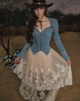 Denim Knight Corset