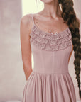 Pembe Sis Bale Elbisesi