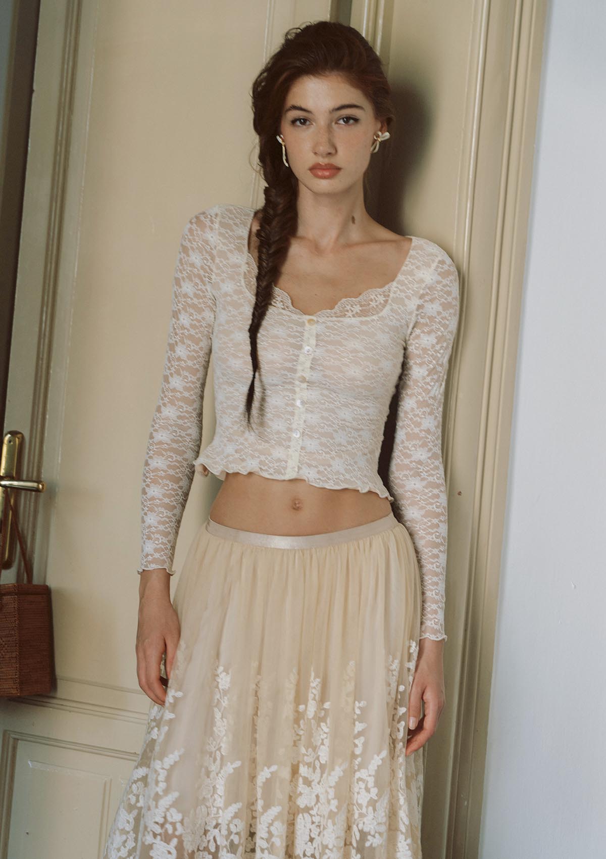 Carbonie Lace Top