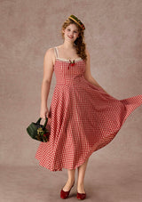 Curve&Plus Afternoon Berry Tea Dress