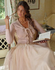 Lundenwic Love Letter Pink Wool Sweater