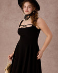 Curve&Plus Beyond Campus Black Dress(Long)