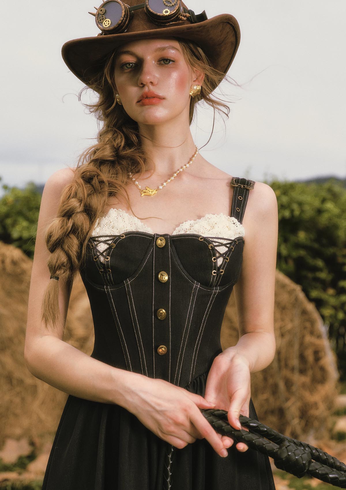 Berry Buccaneer Dress(Long)