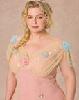 Curve&Plus Wind Perched Rose Quartz Dress