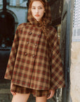 Tartan Majesty Cape Coat