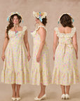 Curve&Plus Honey Tea Garden Dress