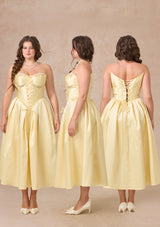 Curve&Plus Belle's Gilded Corset Dress