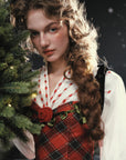 Rose Canelé Korsettkleid