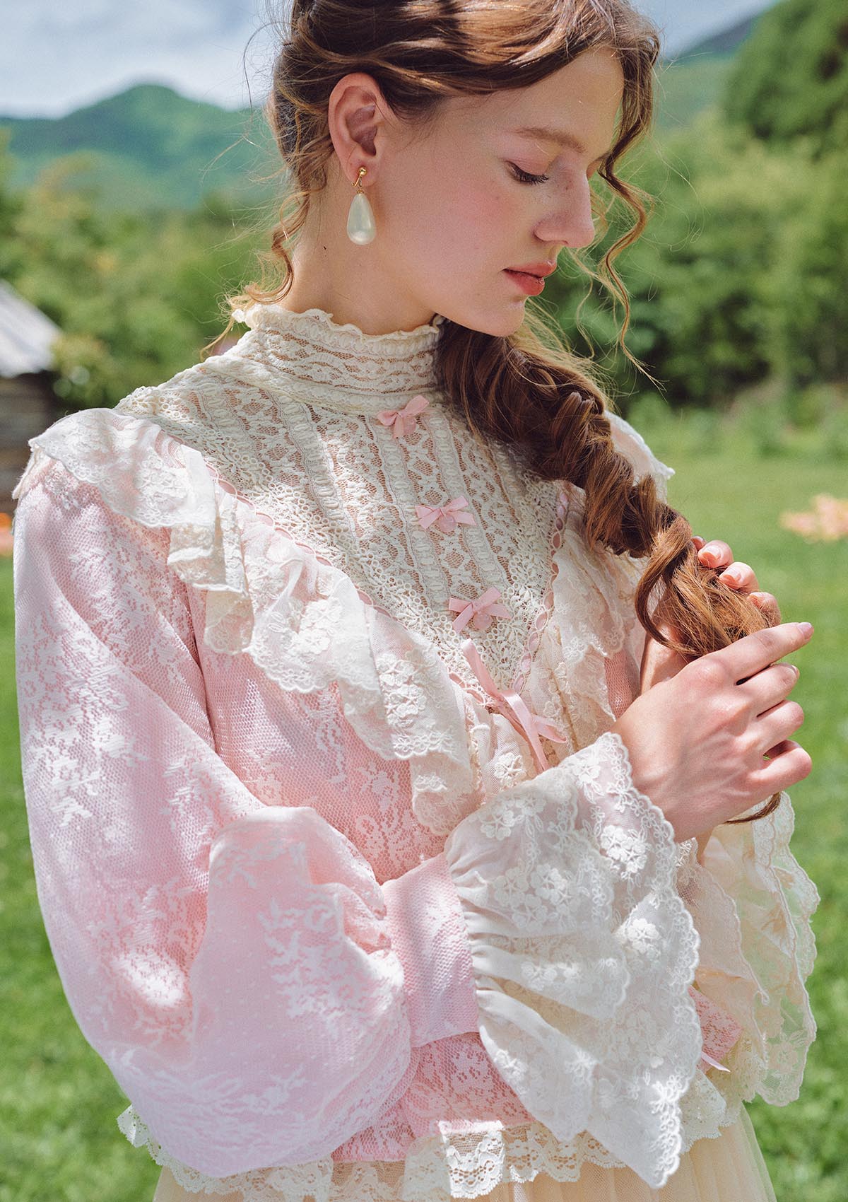 Bourbon Reverie Lace Blouse