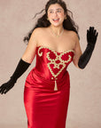 Curve&Plus Queen Kalp Korse Elbise
