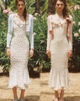 Petite Vase Knit Dress – Blush