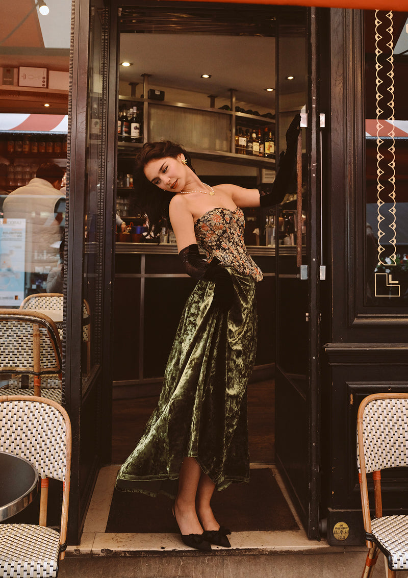 Florence Opera Satin Skirt