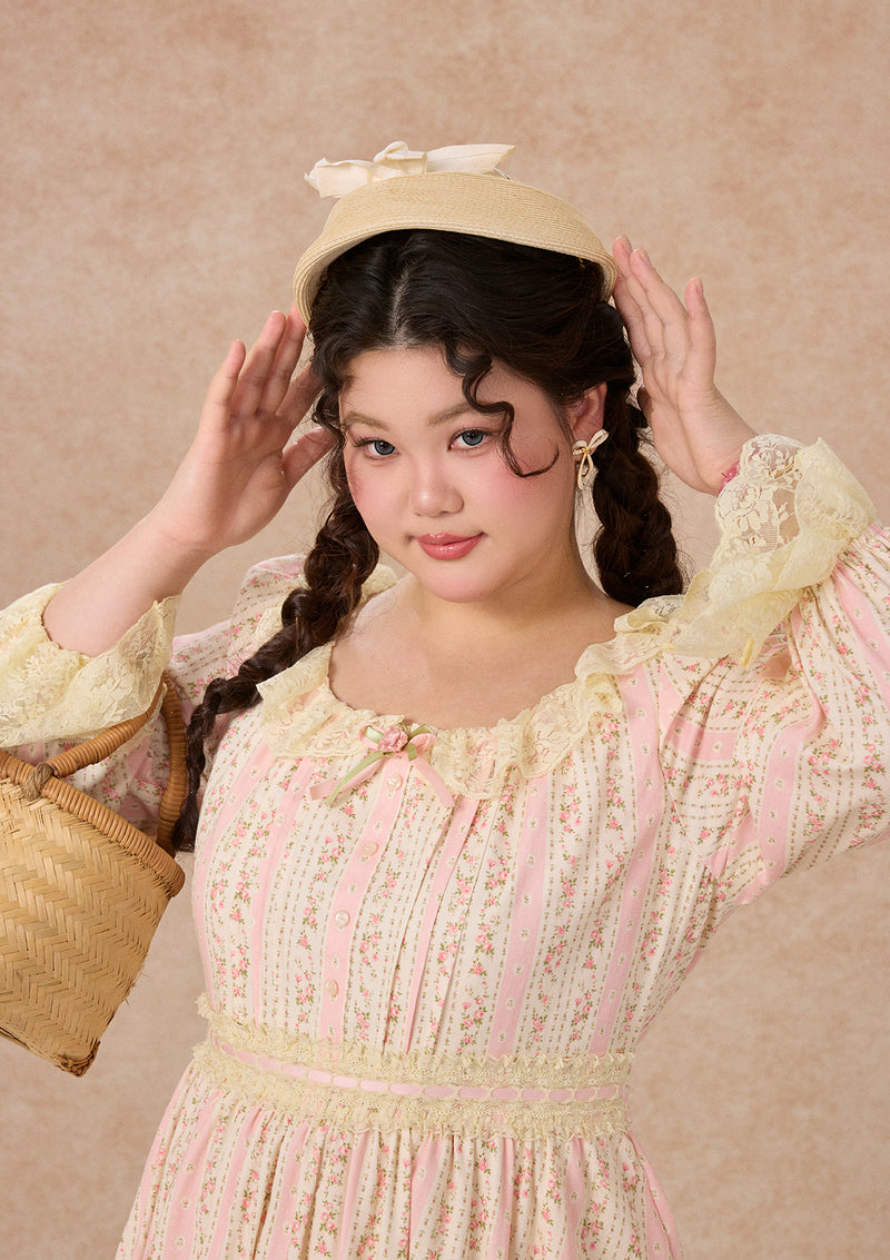 Curve&Plus Honey Flower Notes Dress