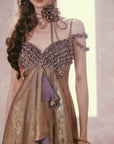 Purple Gold Aria Dress
