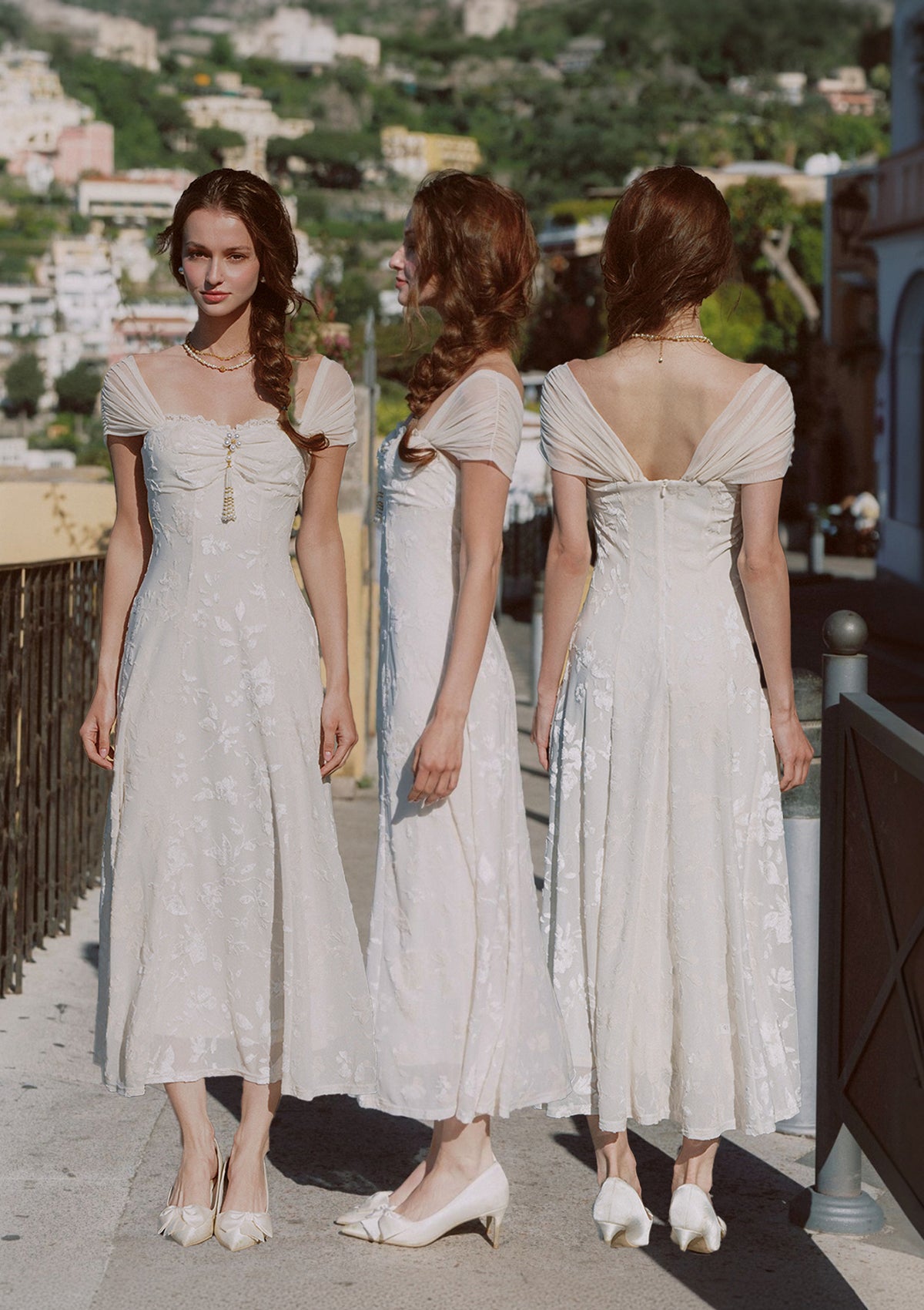 mediterranean dresses for ladies Confession Dress Rental term:10 days ProductType: Home > Women's Plus Size Clothing > Plus Size Dresses > Plus Size Midi Dresses Dusty Blue Bridesmaid David's Vacation Maxi Dress