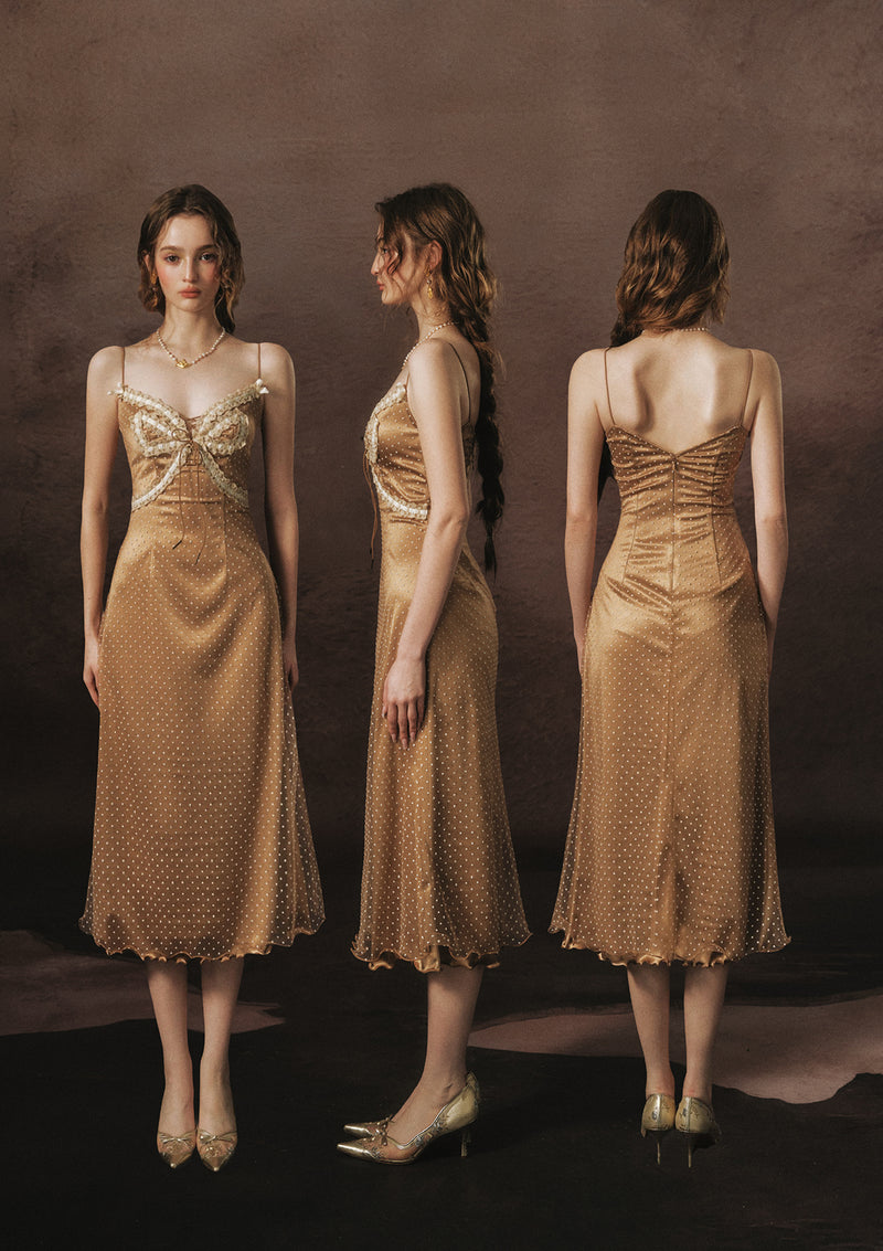 Candlelight Golden Butterfly Dress In-stock / XS Candlelight Golden Butterfly Dress In-stock / XS