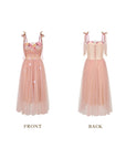 Fluttering Ribbon Dance Corset Dress