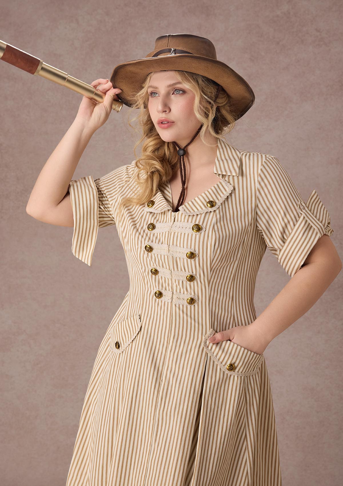 Curve&amp;Plus Napoleon Voyage Dress