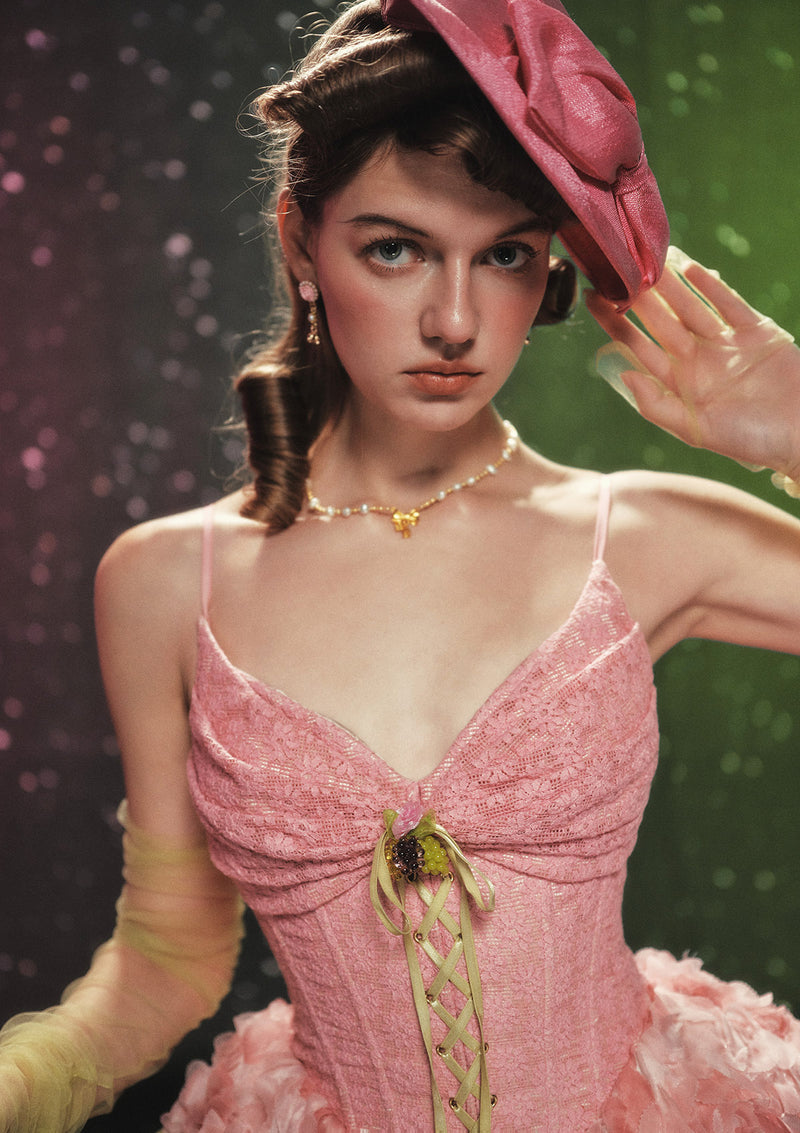 Grape Grinda Corset Dress (Short)