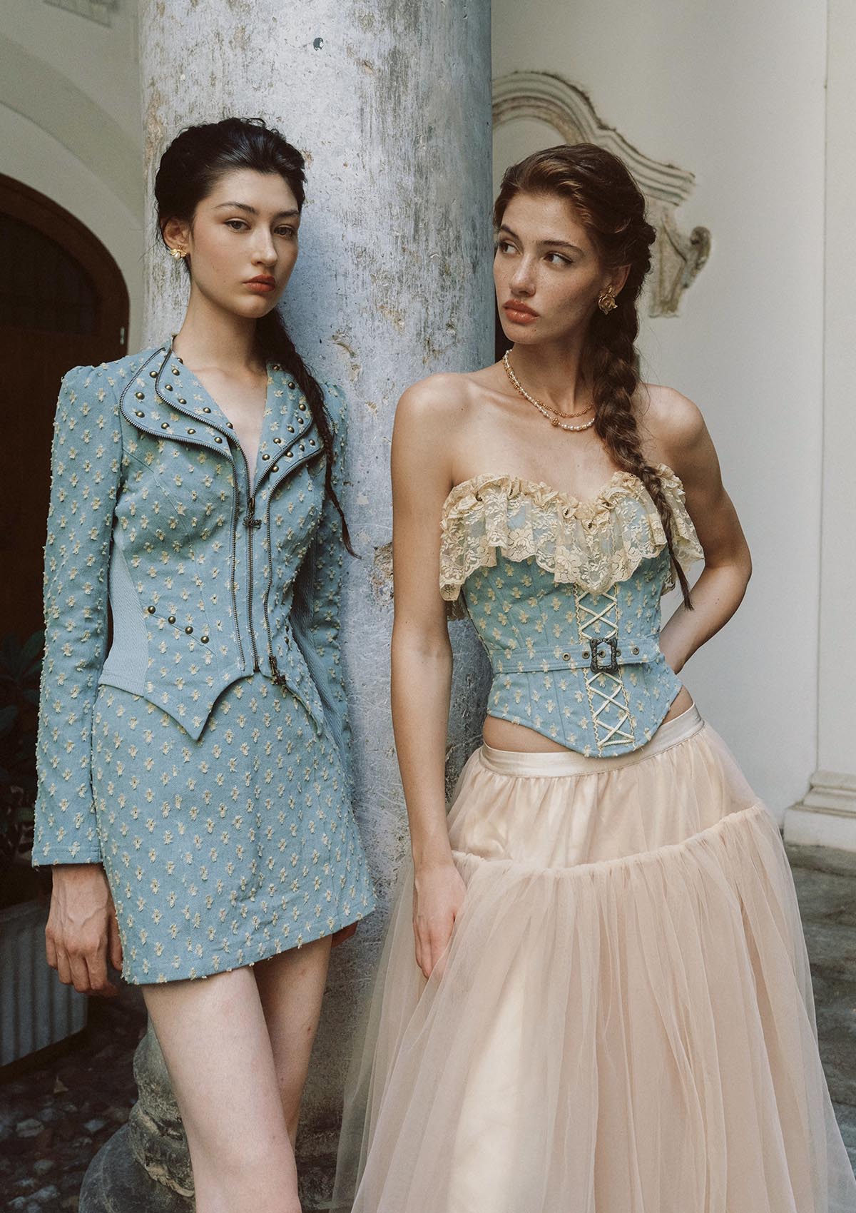 Thornstar Knight Denim Corset