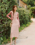 Dewdrop Rose Knit Dress