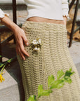 Daisy Bouquet Knit skirt