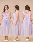 Curve&Plus Ode to Purple Iris Dress