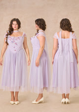 Curve&Plus Ode to Purple Iris Dress