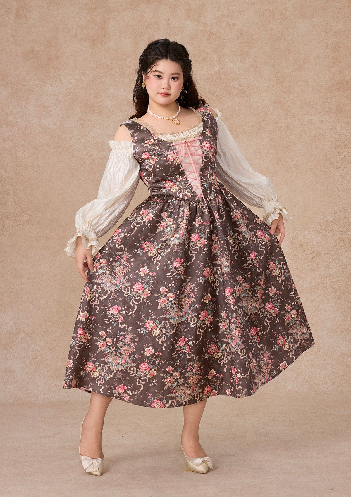 Curve &amp; Plus Provence Diary Dress