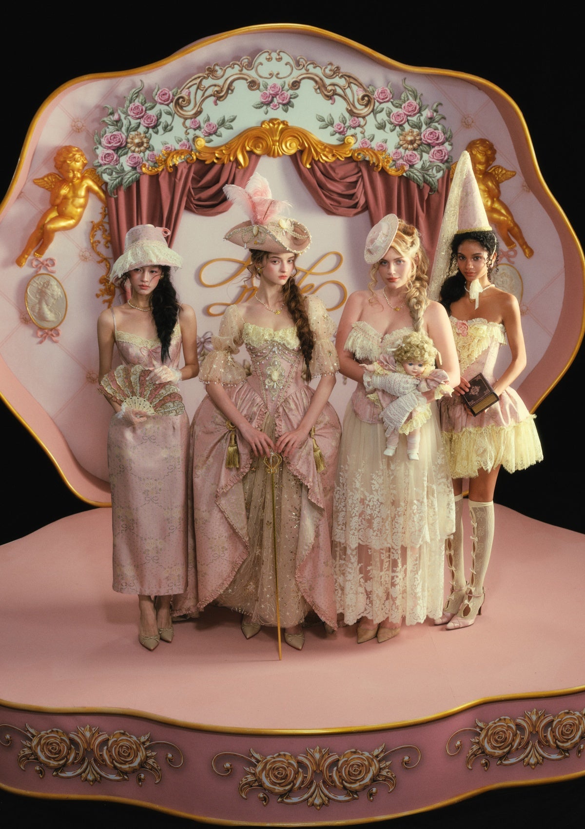Blush-Gold Era: Crowning Glory Gown