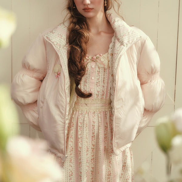 US Exclusive）Winter Garden Down Jacket (Pink)