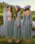 Turquoise Siren Corset Dress