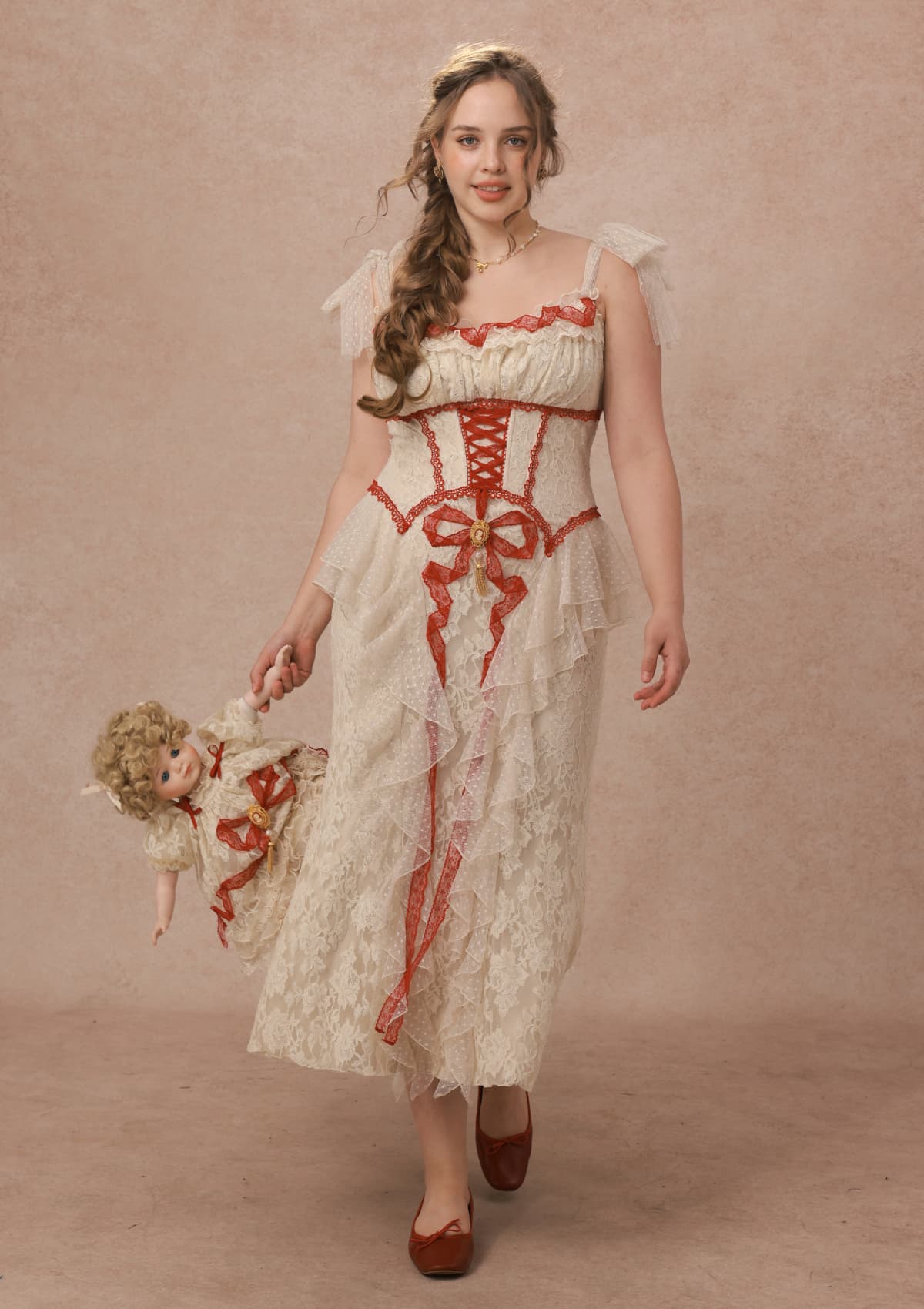 Curve&amp;Plus Poem of Bygone Days Maxi Dress