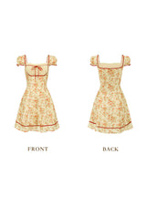 Crimson Berry Rose Dress