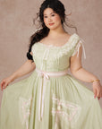 Curve&Plus Grünes Drachenkleid