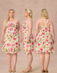 Curve&Plus Corn Poppy Dress（short）