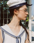 White Sail Maiden Knit Pleated Skirt