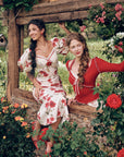 Rosevale Slip Knitted Top (Red)