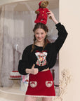 Curve & Plus Berry Brownie Hoodie