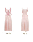 Korsettkleid mit Tuberose-Blumenmuster