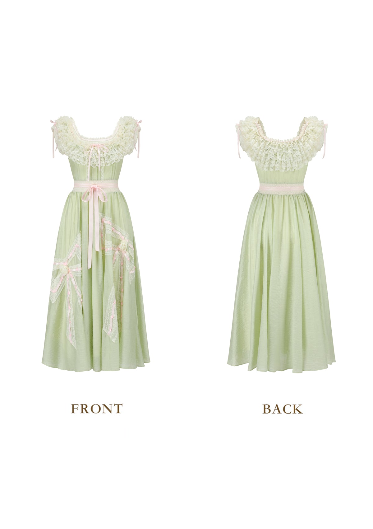 Green Kite Dress In Stock / S