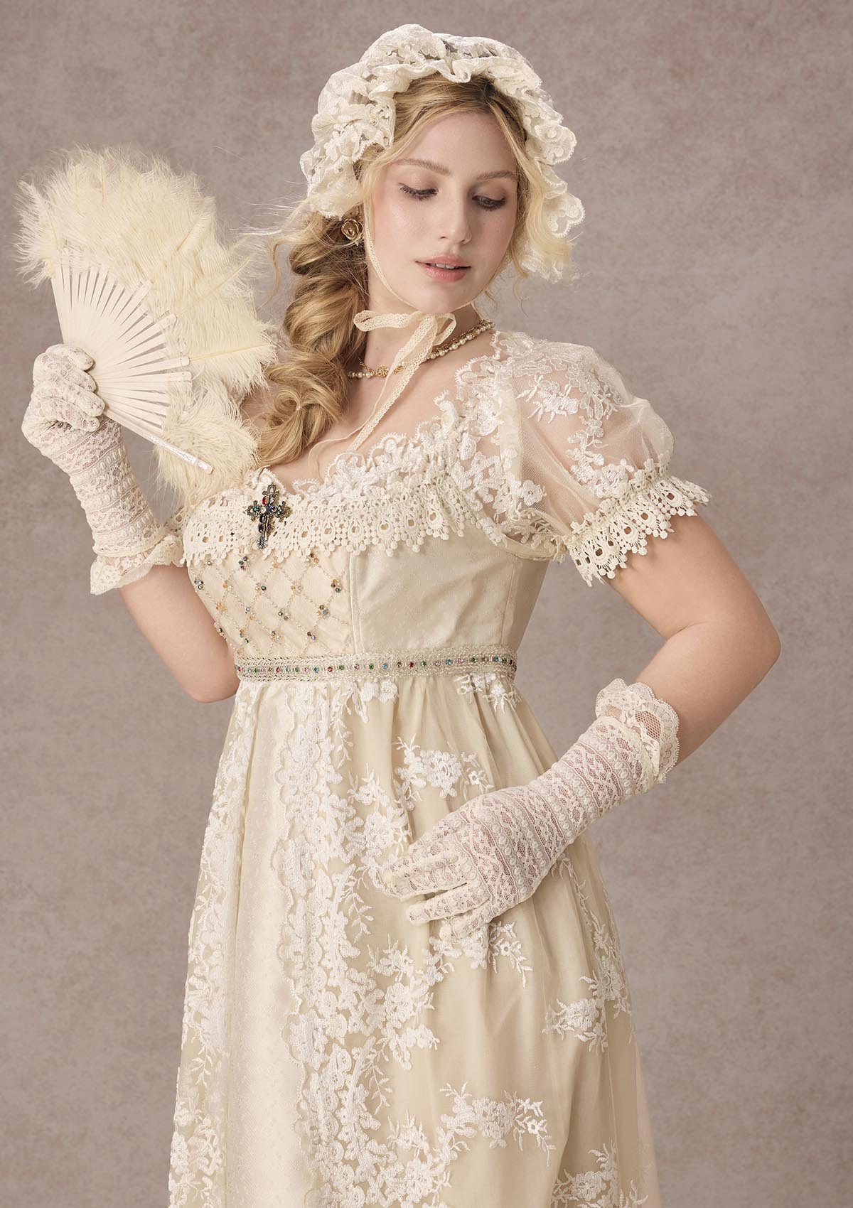 Curve&Plus Starlit Lament Empire Dress
