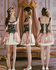 Night Feast Pink Crystal Corset