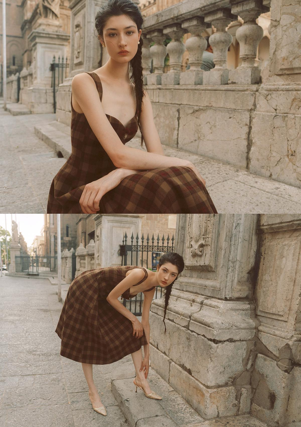 Tartan Majesty Maxi Dress